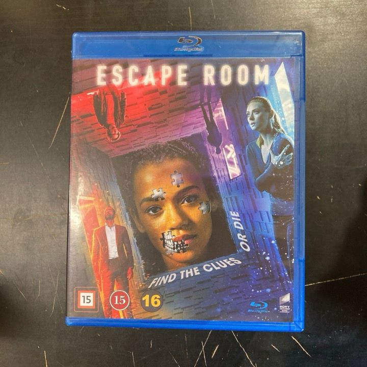 Escape Room Blu-ray (M-/M-) -kauhu-